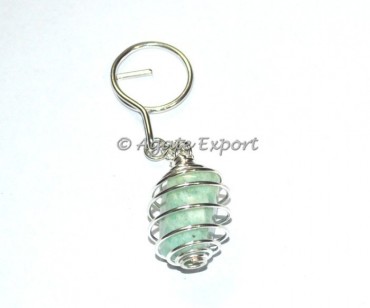 Amazonite Tumbled Stone Keyring