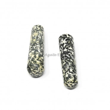 Zebra Jasper Massage Wand