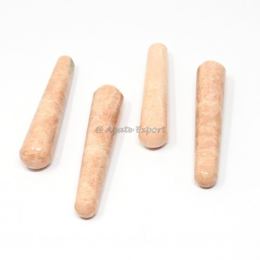 Peach Moonstone Massage Wand