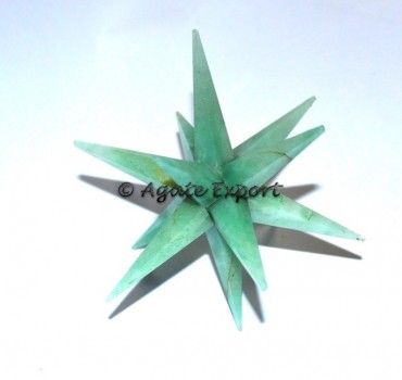 Green Aventruine 12 Points Star