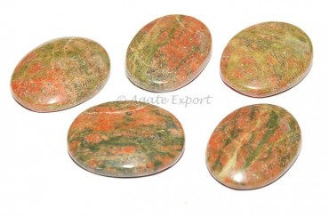 Unakite Oval Cabochons