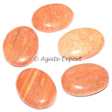 Peach Aventurine Oval Cabochons
