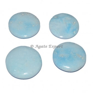 Blue Aragonite Palm Stones