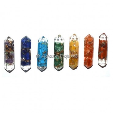 Orgone Double Point Chakra Set