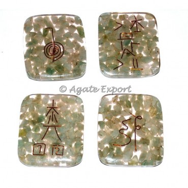 Green Aventurine Orgone Usai Reiki Set