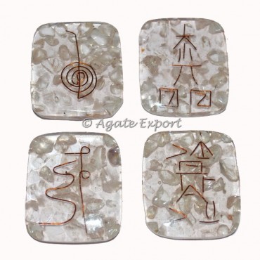 Crystal Quartz Orgone Usai Reiki Set
