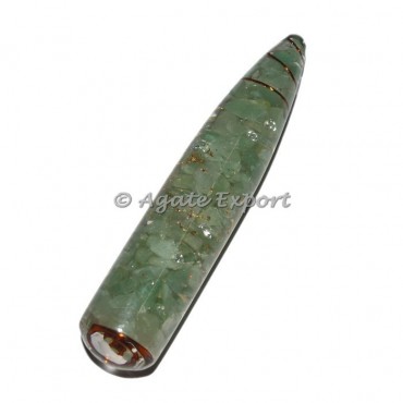 Green Aventurine Orgonite Massage Wands