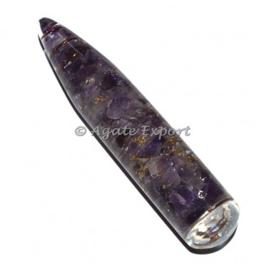 Amethyst Orgonite Massage Wands