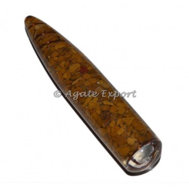 Yellow Jasper Orgonite Massage Wands