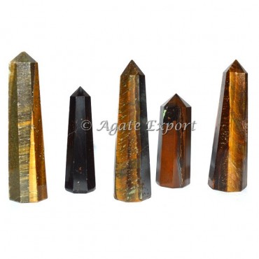 Tiger Eye Obelisk Point