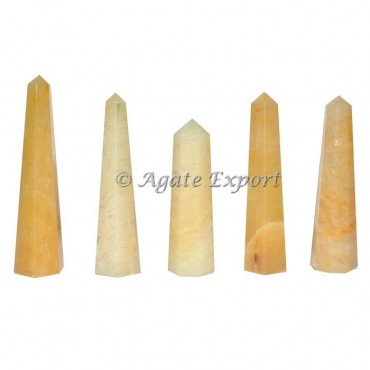 Golden Quartz Obelisk Point