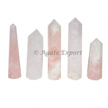 Rose Quartz Obelisk Point