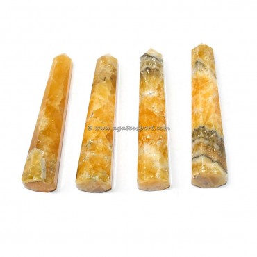 Phantom Calcite Healing Obelisk Crystals Point