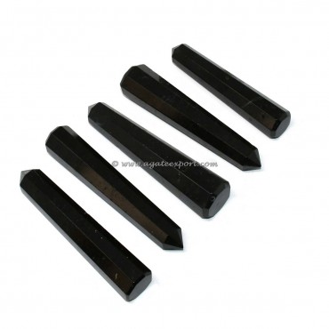 Black Tourmaline Healing Obelisk Crystals Point