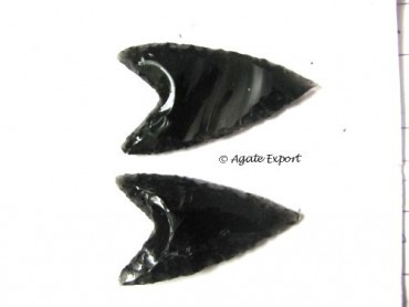 Antique Obsidian Arrowheads