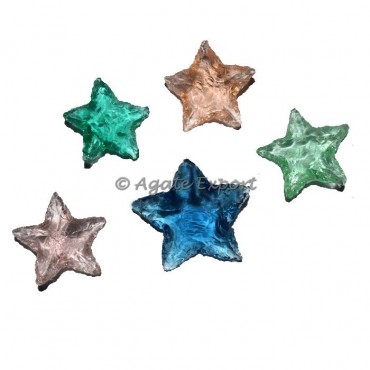 Star Colorfull Obsidian Arrowheads