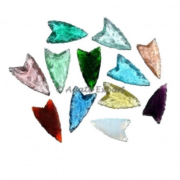Multi Color Obsidian Arrowheads