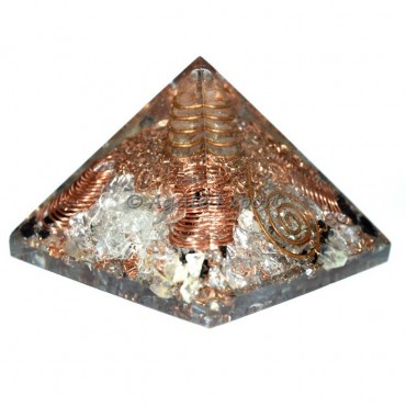 Crystal Quartz Choko Reiki Energy Pyramid