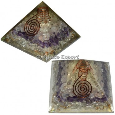 RAC with Crystal Point Orgone Pyramids