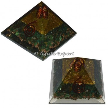 Green Jade Orgone Energy Pyramids