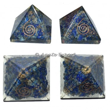 Lapis Lazuli Small Orgone Pyramids