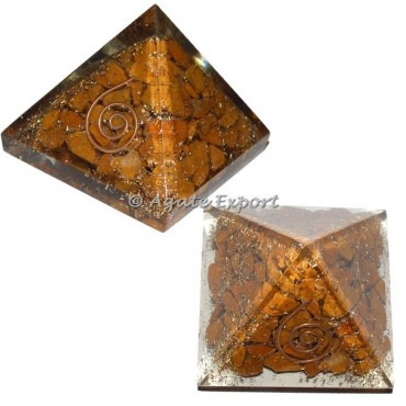Yellow Jasper Small Orgone Pyramids