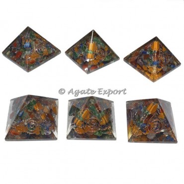 Chakra Chips Small Orgone Pyramids