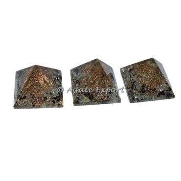 Quartz Orgone Pyramids with Crystal Point