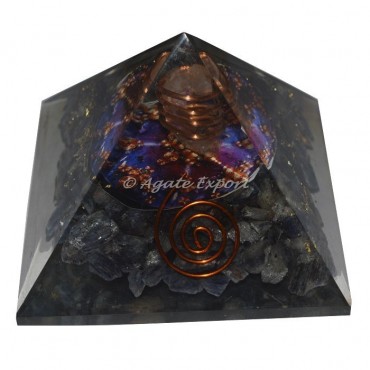 Blue Aventurine Orgonite Pyramid