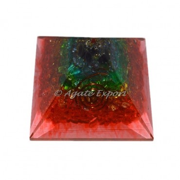 Red Carnelian Layer Orgone Pyramid