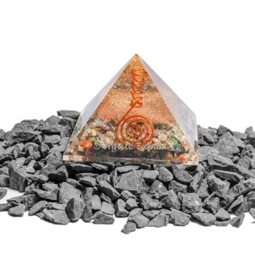 Multi Tourmaline Healing Crystals Emf Protection Pyramids
