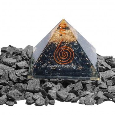 Healing Stones Black Tourmaline Orgone Pyramid