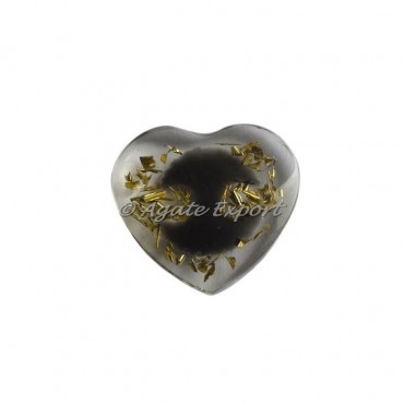 Black Obsidian Orgonite Heart