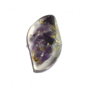 Amethyst Orgonite Eye Shape