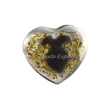 Fish Symbol On Orgonite Heart