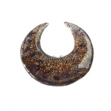 Amethyst Orgonite Moon
