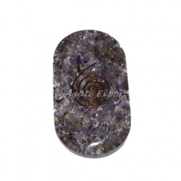 Amethyst Oval Orgonite Cabs