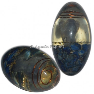 Orgone Lapis Lingam with Angel