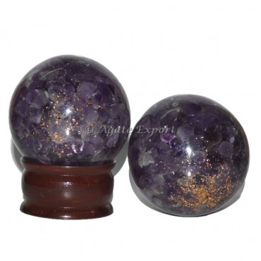 Amethyst Orgone Sphere