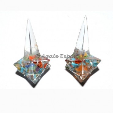 Orgone Small Sizes Merkaba Star Magic Stick with M