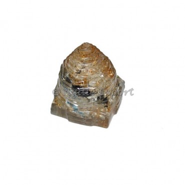 Crystal and Tourmaline Orgone Shree Yantra