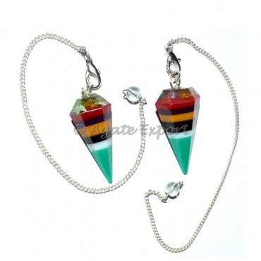 Orgone Chakra Layer Pendulums