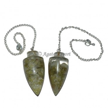 Garnet Plane Orgone Pendulums