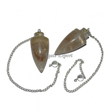 Rose Quartz Plane Orgone Pendulums