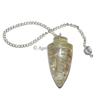 Crystal Quartz Orgone Pendulums