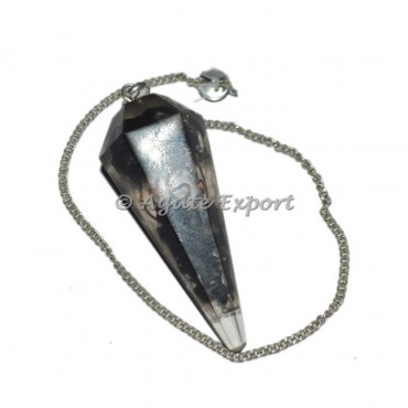 Black Tourmaline With Choko Reiki Orgonite Pendulums