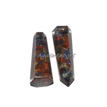 7 Chakra Orgonite Obelisk
