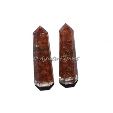 Red Carnelian Orgonite Obelisk