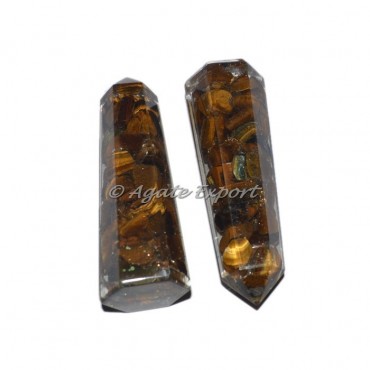Tiger Eye Orgonite Obelisk