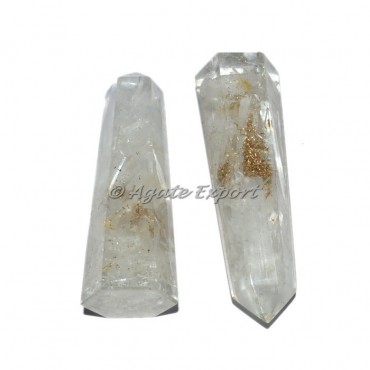 Selenite Quartz Orgonite Obelisk